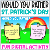 Would You Rather Activity - St. Patrick's Day Edition - Di