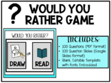Would You Rather Visual Game Slides 