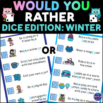 SLP Would You Rather Game by Jenna Rayburn Kirk