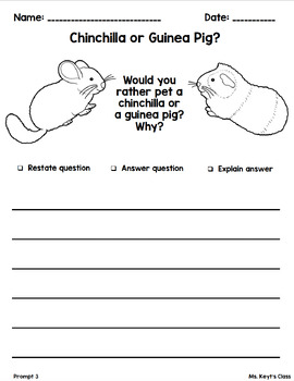Would You Rather Writing Animals Prompts | 1st - 3rd Grade | 5 Opinion ...