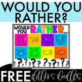 Would You Rather? Writing Prompts!