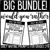 Would You Rather Writing Prompts BUNDLE