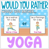 Would You Rather Yoga Activity - Fun Friday - Fun After St