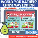 Would you rather Christmas/Winter Digital/Virtual Christma