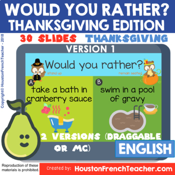 Thanksgiving Would You Rather Screen-Based Game – Deeper