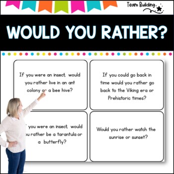 Would you rather cards. by Oceanview Resources | TpT