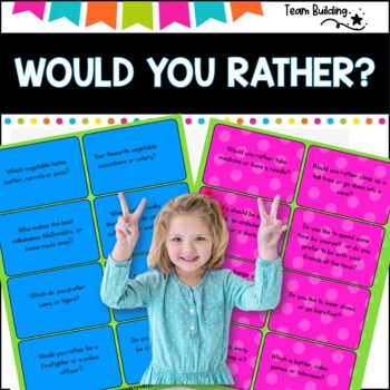 Would you rather cards. by Oceanview Resources | TPT