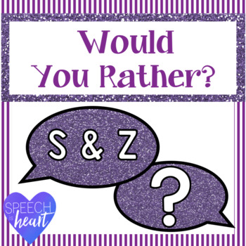 Preview of Would You Rather S, Z, and S-Blends