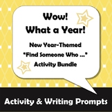 Wow - What a Year! New Year Activity, Classmate Scavenger 
