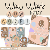 Wow Work Display | NEUTRAL | 6 Work Coming Soon Posters