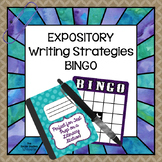 Expository Writing Strategies BINGO