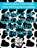 Wrap it Up Conclusion Summary Starters