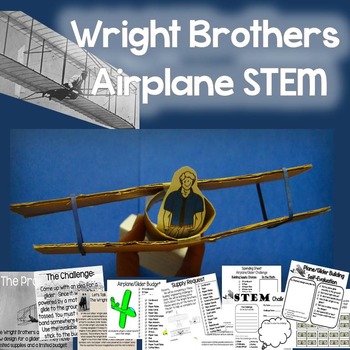 Preview of Wright Brothers - Airplane STEM