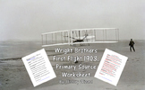 Wright Brothers First Flight 1903: Primary Source Worksheet