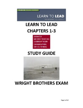 Preview of Wright Brothers Leadership Milestone Exam Study Guide
