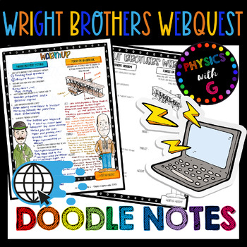 Preview of Wright Brothers WebQuest Activity - Forces and Engineering