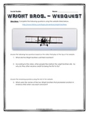 Wright Brothers - Webquest with Key (History.com)