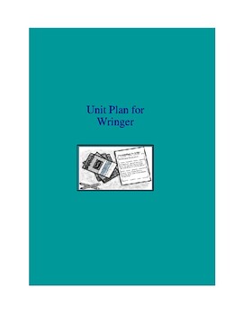 Preview of Wringer Complete Literature and Grammar Unit