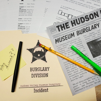 Preview of Writables: The most fun they'll have in a writing lesson! A whodunnit Mystery