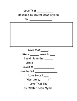 poems by walter dean myers