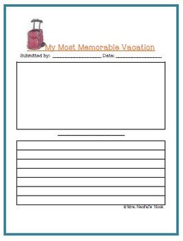 recount writing vacations by sandra naufal teachers