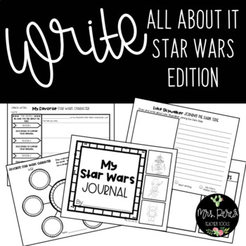 Preview of Write All About It: Star Wars Journal Printable & Digital