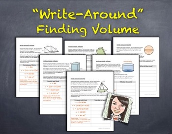 Preview of "Write-Around": Finding Volume ENGAGE ALL STUDENTS!