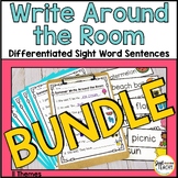Write Around the Room Differentiated Sight Word Sentences BUNDLE