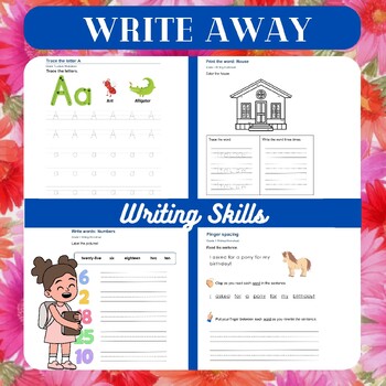 Preview of Write Away: Grade 1 Writing Skills Worksheets