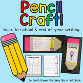 Pencil Craft for Back to School or End of the Year