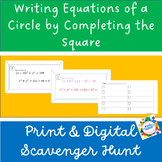Write Circle Equations by Completing the Square Print and 