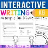 Preview of Kindergarten Writing Prompts: 30 Interactive Journal Pages