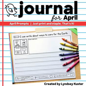 Write & Draw: April by Lyndsey Kuster | Teachers Pay Teachers