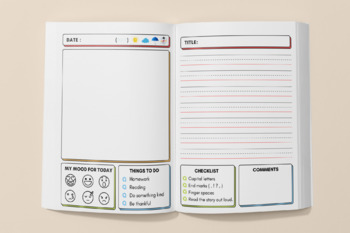 Preview of Write and Draw Journal for Kids