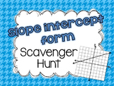 Write Linear Equations in Slope Intercept Form Scavenger H