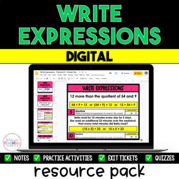 Preview of Write Expressions Resource Pack - Digital