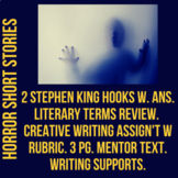 Write Horror Shorts- 2 Stephen King hooks & Creative Writi
