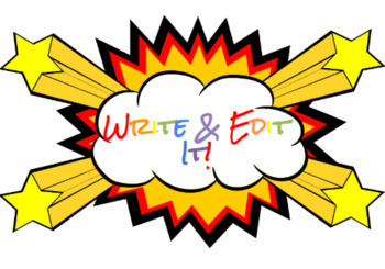 Preview of Write It & Edit It! Google Slides Pack