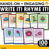 Write It! Rhyme It! Phonics-Based Rhyming Activity