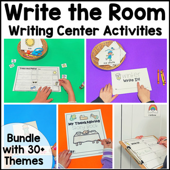 Writing Center Activities for the YEAR by The Kindergarten Connection