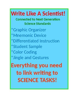 Preview of Write Like a Scientist...Claim/Evidence/Reasoning