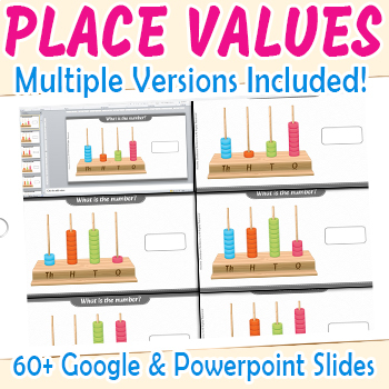 Preview of Write Number Using Place Value Abacus | Google Slides | PowerPoint