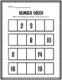 Write Numbers 1 to 20 {Texas Twist Scribbles} 5 Pages
