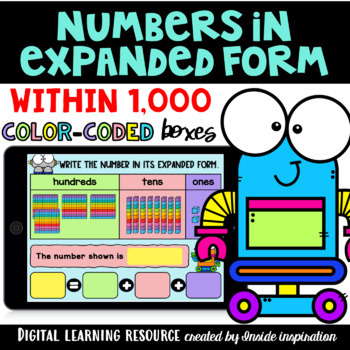 Preview of Write Numbers in Expanded Form within 1,000 Second Grade Math Google Slides