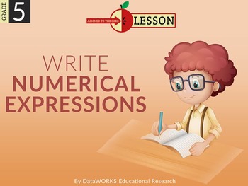 Preview of Write Numerical Expressions