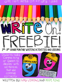 Write On!  Fairy Tales:  Comma Queen or King FREEBIE