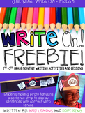 Write On! Fiction:  Pirate Hat Freebie