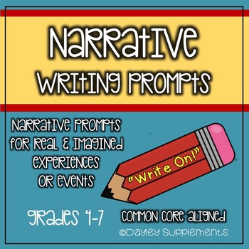 Preview of Narrative Writing Prompts