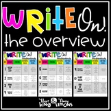 Write On!  Overview and Standards
