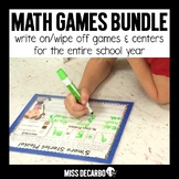 Write On Wipe Off Math Centers and Games BUNDLE